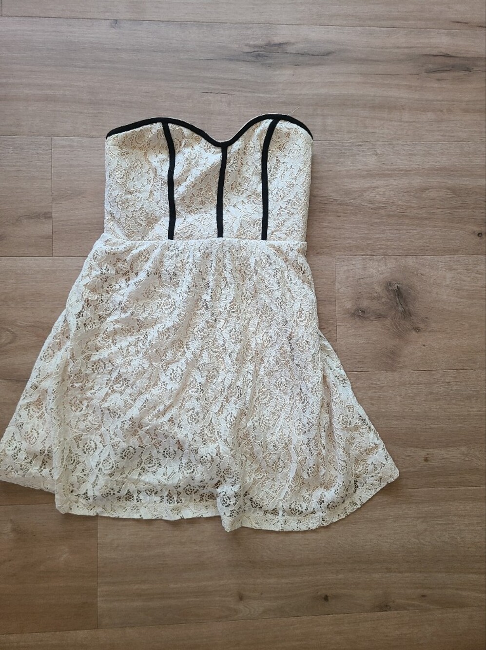Speechless Cream Lace Dress